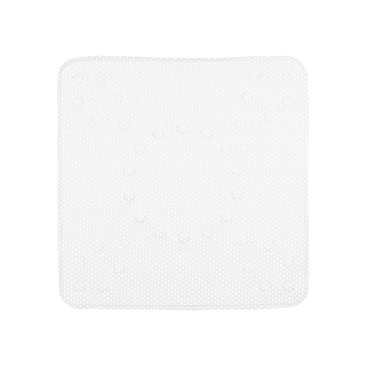 Berilo - Non-slip Shower Mat, White PVC 53 x 52,5 x 1 cm (6 Units)