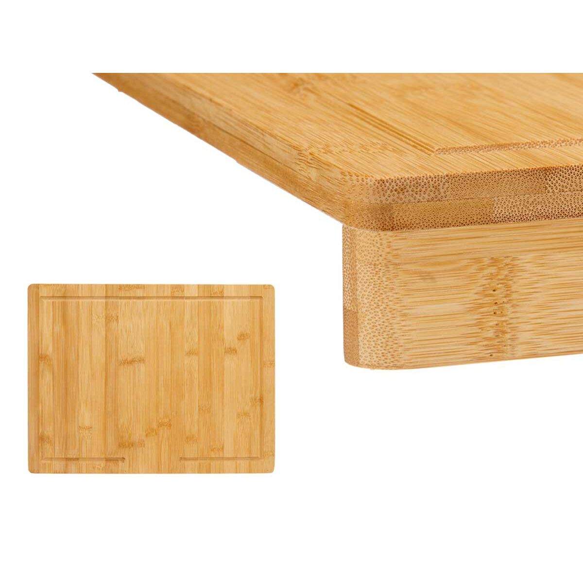 Kinvara - Cutting board, Brown Bamboo 38,4 x 3,2 x 26,4 cm (6 Units)