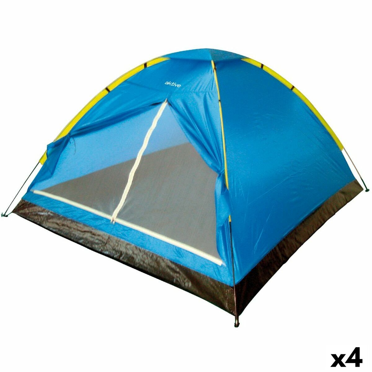 Aktive - Tent 4 persons 210 x 130 x 240 cm (4 Units)