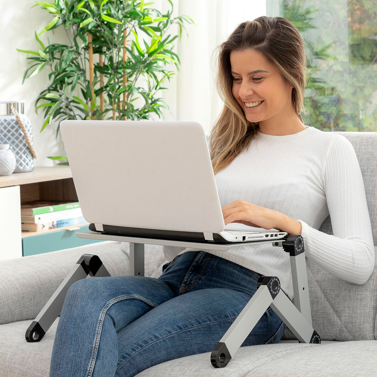 InnovaGoods - - Adjustable Multi-position Laptop Table Omnible