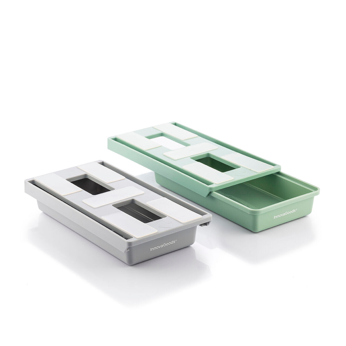 InnovaGoods - Additional Adhesive Desk Drawers Set, Pack of 2 units