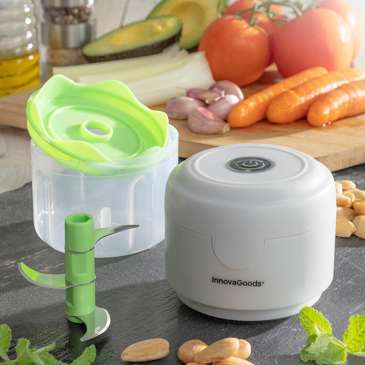 InnovaGoods Echoppie - Rechargeable Portable Mini Chopper