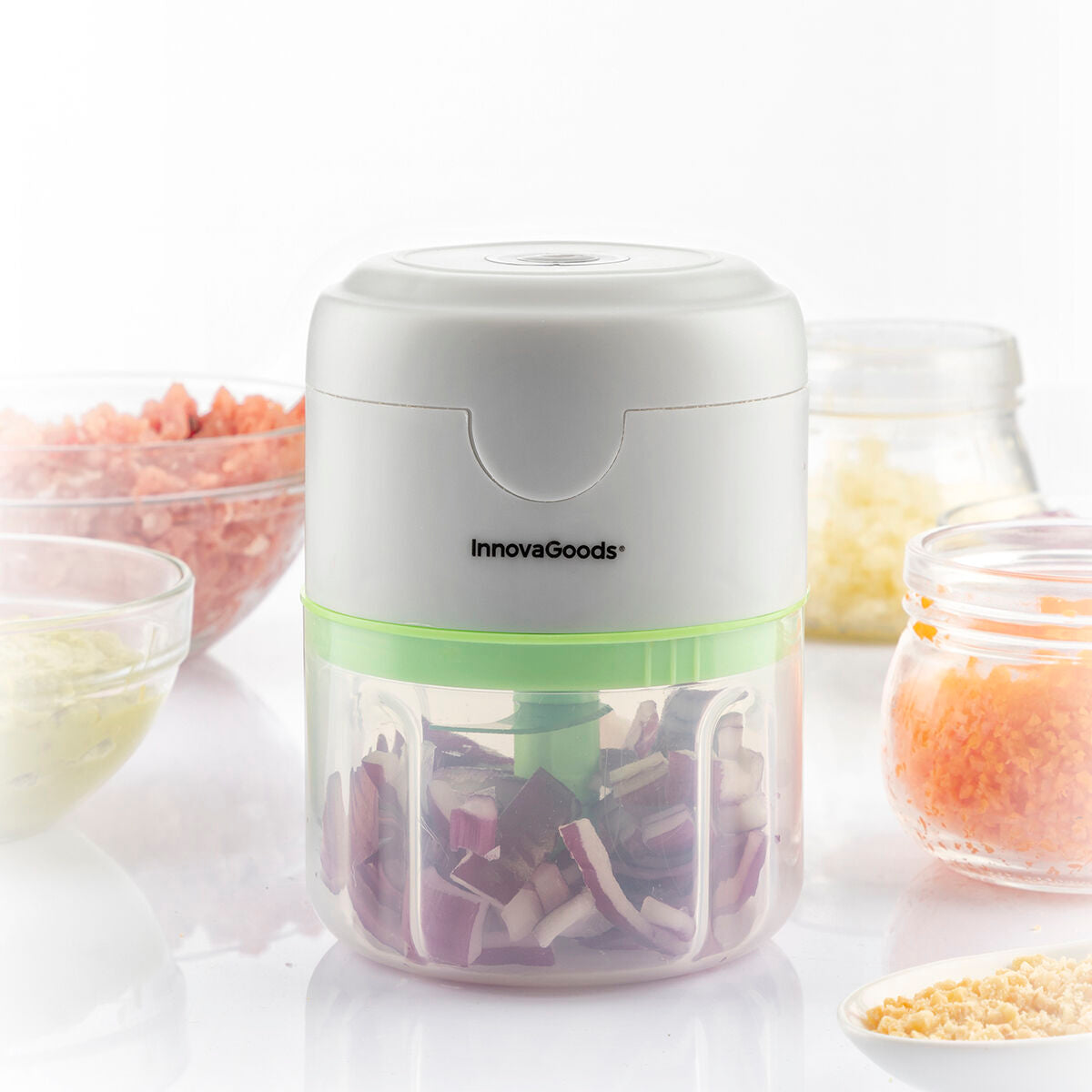 InnovaGoods Echoppie - Rechargeable Portable Mini Chopper