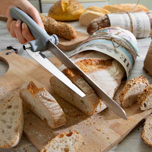 InnovaGoods Kutway - Bread Knife With Adjustable Cutting Guide