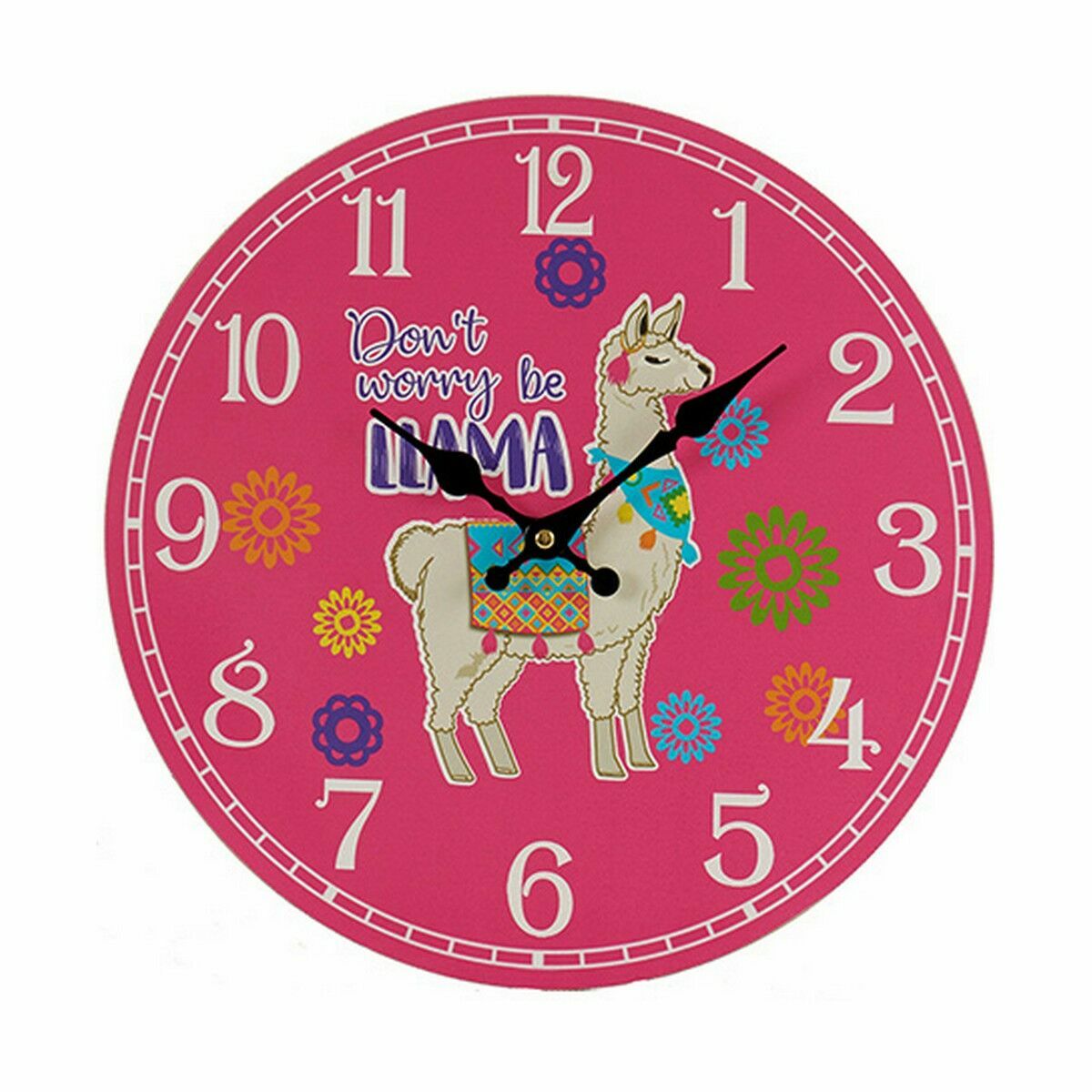 Gift Decor - Wall Clock Llama