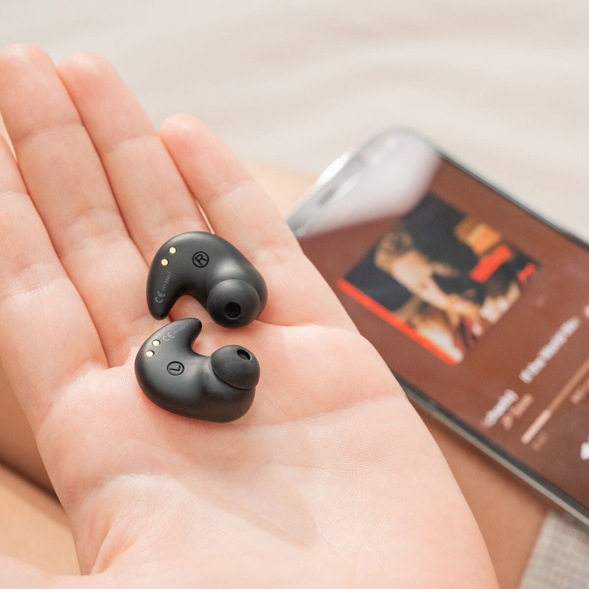 InnovaGoods - Mini Invisible Earbuds for Sleeping Sonighty