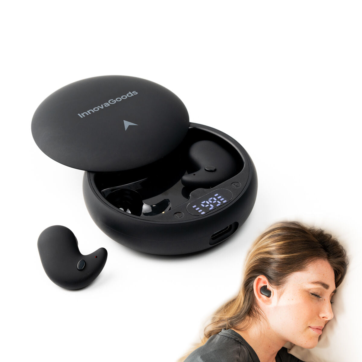 InnovaGoods - Mini Invisible Earbuds for Sleeping Sonighty